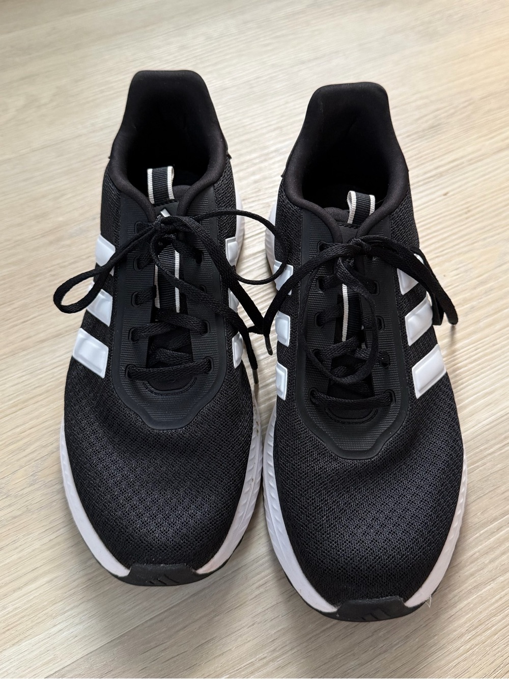 Adidas Runfalcon Cloudfoam Running Shoes Black White Women’s 8.5 - Picture 4 of 5